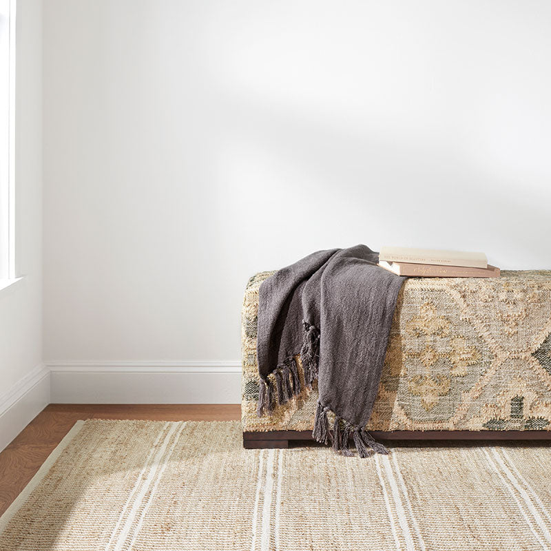 Arbor Handwoven Jute Rug - Ivory, 2' x 3'