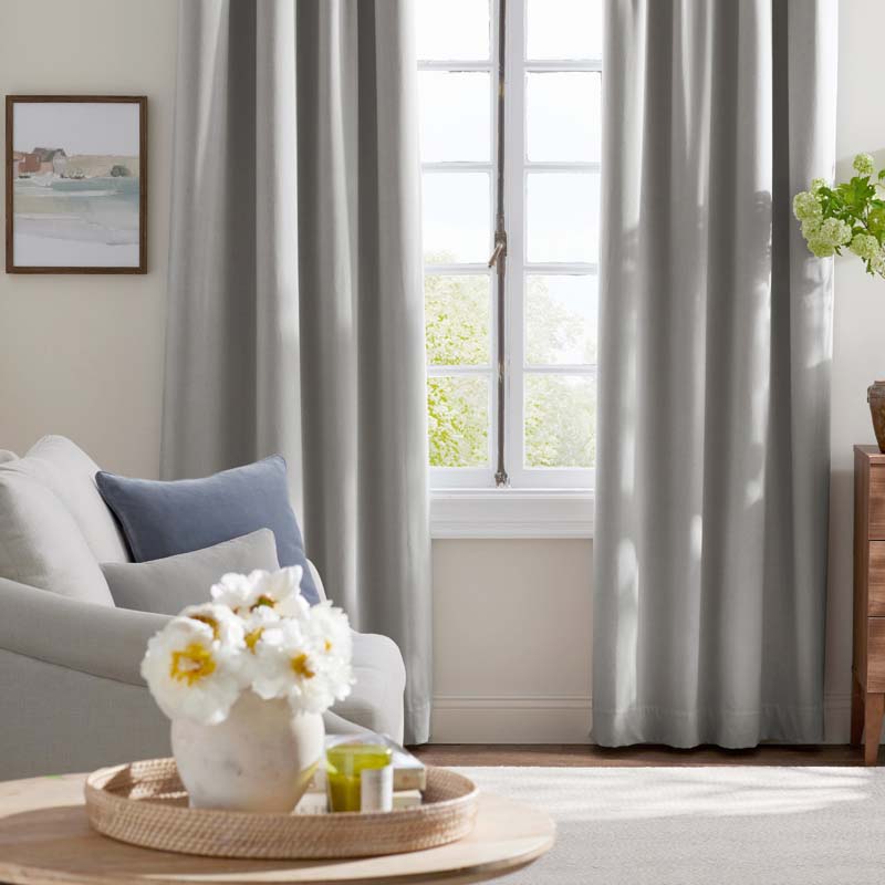 Velvet Decorative Square Pillow Cover - Light Blue,  24 in. x 24 in.