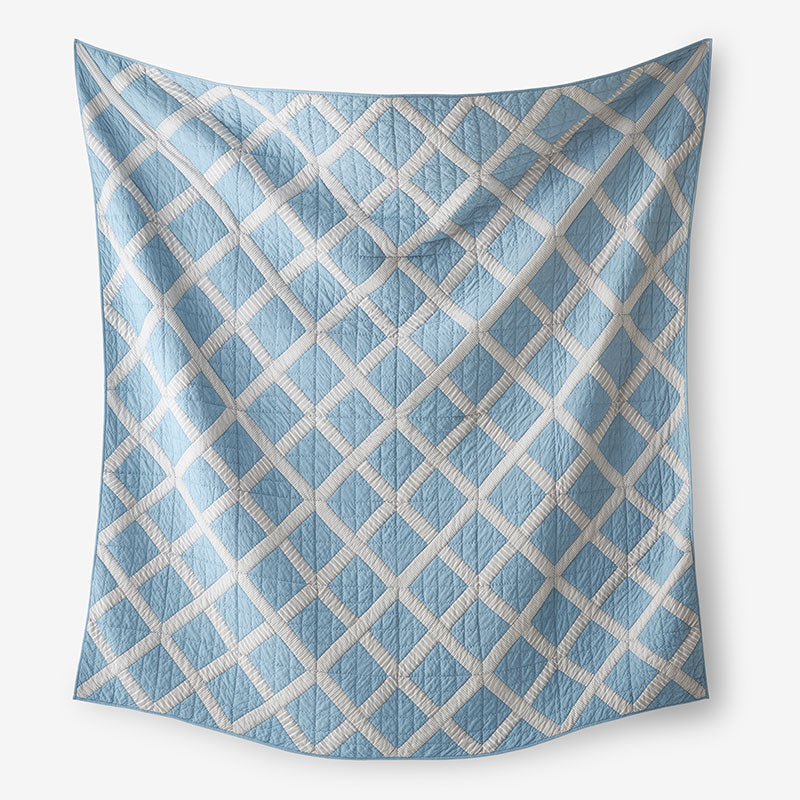 Bahati Quilted Sham - Blue Multi, Euro