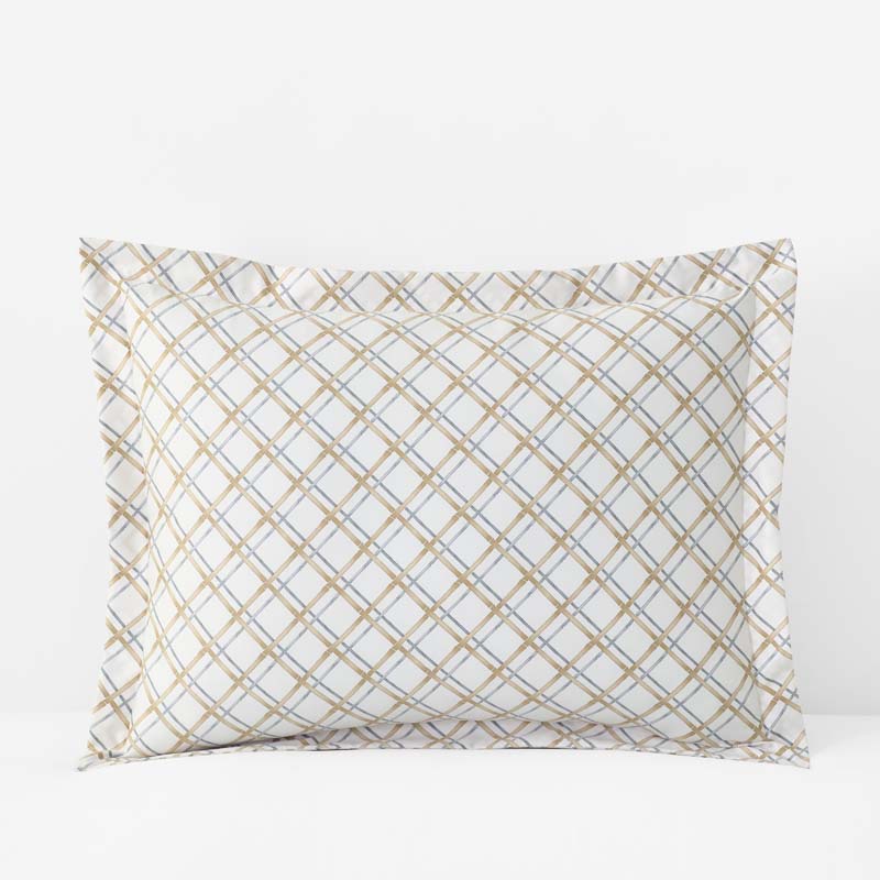 Leander Premium Smooth Wrinkle-Free Sateen Sham - Gray Multi, King