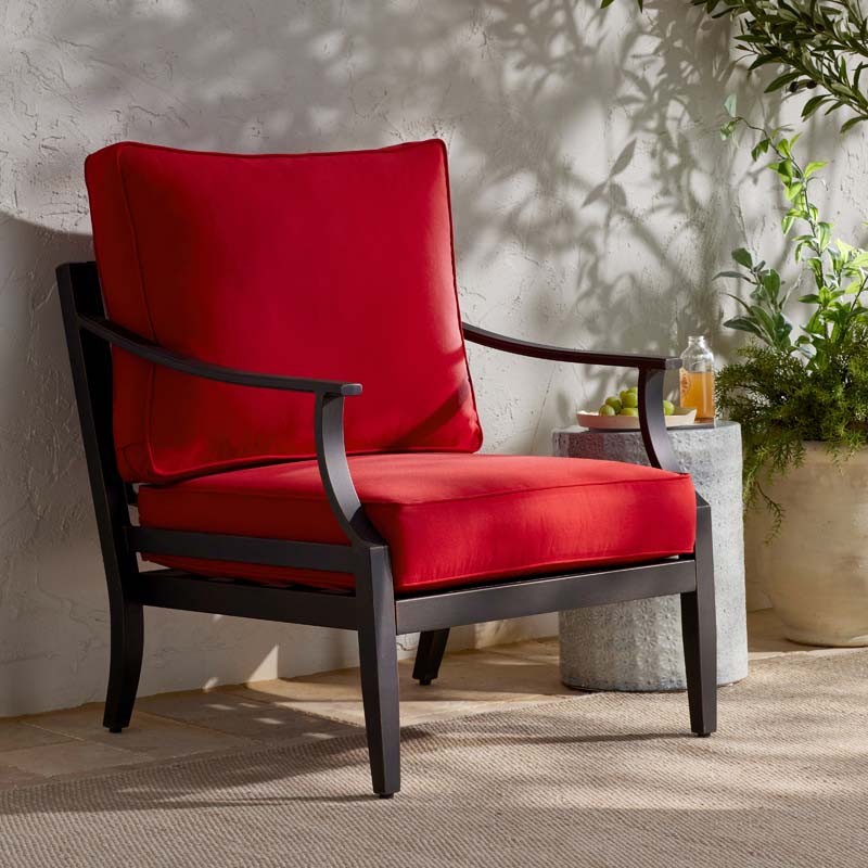 Deep Seat Chair & Seatback Cushion - Jockey Red, Medium