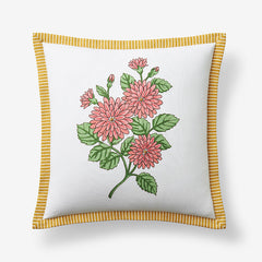 Lily Garden Decorative Square Pillow Cover - White Multi