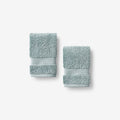 Regal Egyptian Cotton Washcloths, Set of 2 - Spa Green