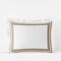 Double Border Premium Smooth Supima® Cotton Wrinkle-Free Sateen Sham - Light Birch, Standard