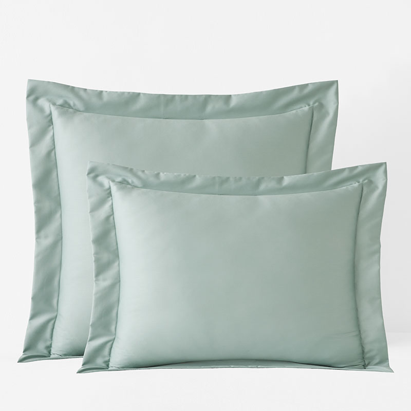 Premium Smooth Supima® Cotton Wrinkle-Free Sateen Sham - Sea Mist, Standard