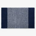 Striped Bath Rug - Navy, 21 in. x 34 in.
