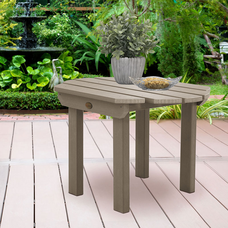 Garden Side Table -  Brown