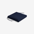 Replacement Knife Edge Chair Cushion - Navy, 16 in. x 15 in.