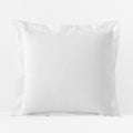 Classic Cool Organic Cotton Percale Solid Sham - White, Euro