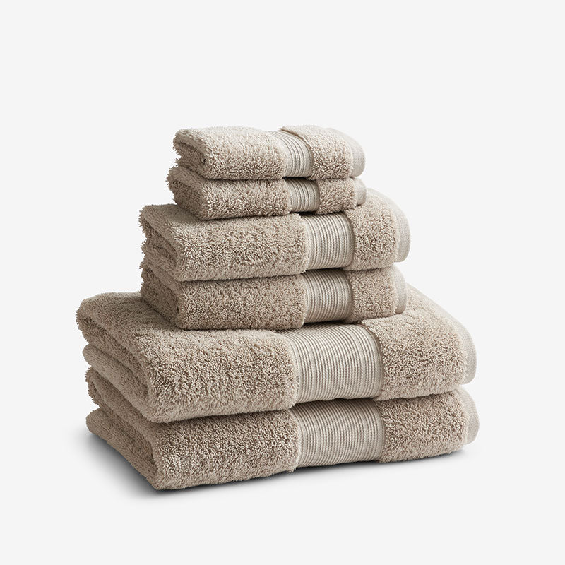 Regal Egyptian Cotton 6-Piece Bath Set - Oatmeal
