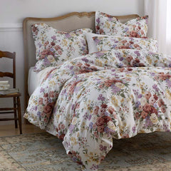 Nature's Bouquet Classic Smooth Sateen Comforter - Cream Multi, Twin/Twin XL