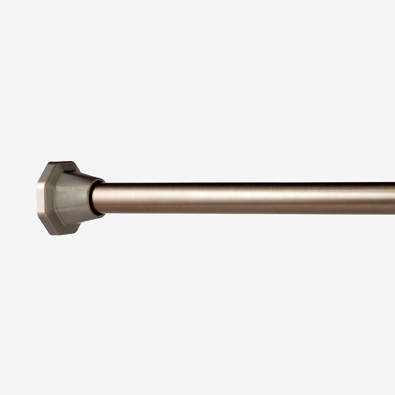 Santa Maria Decorative Metal Adjustable Shower Rod - Oil Rubbed Bronze