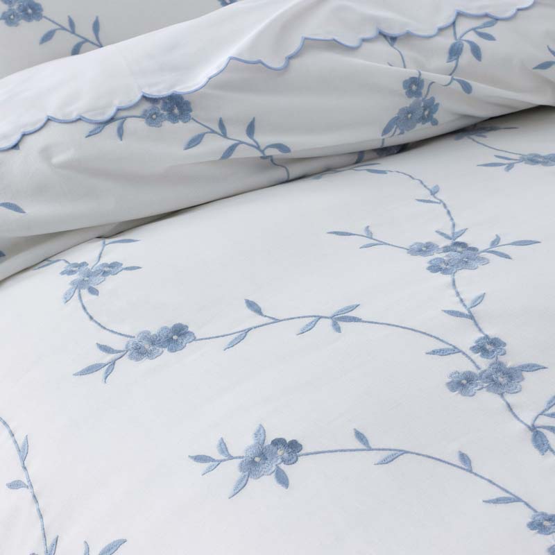 Brinda Floral Sham - White, Euro