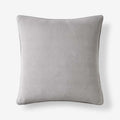 Velvet Decorative Square Pillow Cover - Gray, 20 in. x 20 in.