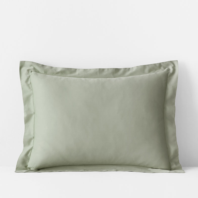 Classic Smooth Rayon Made From Bamboo Sateen Sham - Tarragon, King