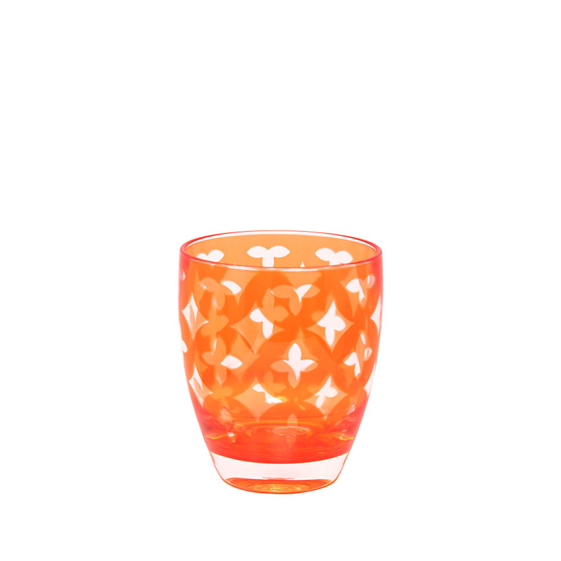 Palazzioi Tumblers, Set of 4 -  Orange, Small