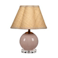 Handblown Glass Table Lamp - Pink