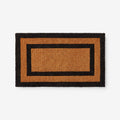 Border Coir Doormat - Black, 18 in. x 30 in.
