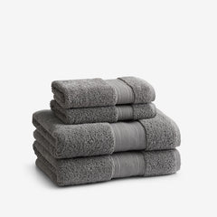 Regal Egyptian Cotton 4-Piece Bath & Hand Towel Set - Seal