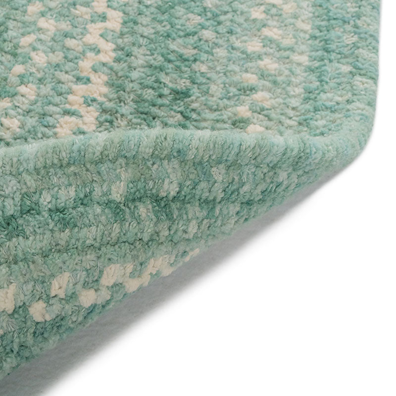 Bambini Braided Chenille Rug - Aqua, 5' Round
