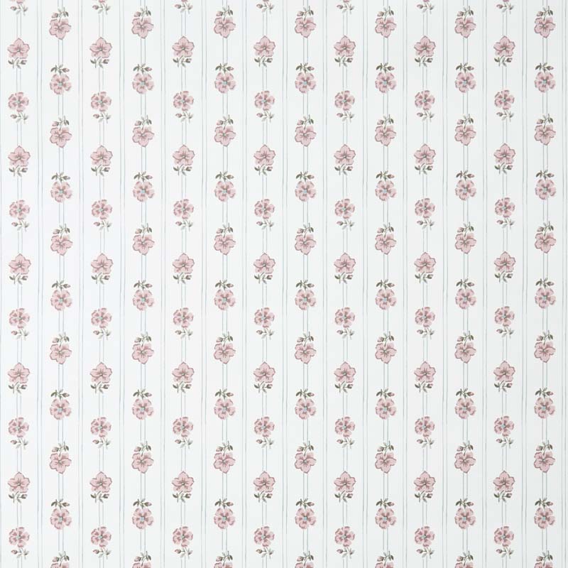 Cottage Stripe Traditional Wallpaper - Multi, Swatch