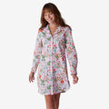 Poplin Women's Nightshirt - Strawberry Fields, L