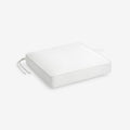 Replacement Boxed Edge Chair Cushion - White, 16 in. x 15 in.