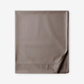 Classic Smooth Wrinkle-Free Sateen Flat Bed Sheet - Cinder, King