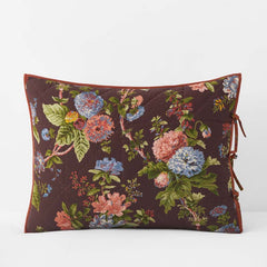 Veena Reversible Quilted Sham - Brown, King