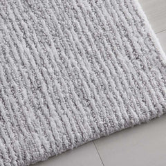 Thin Stripe Bath Rug - Silver, 21 in. x 34 in.