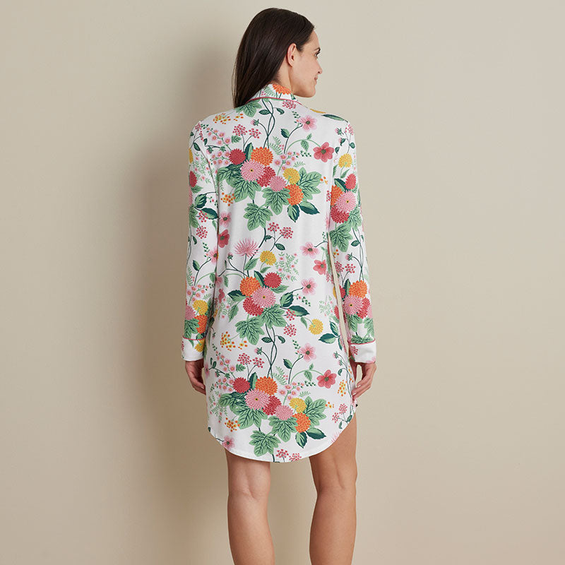 TENCEL™ Modal Jersey Knit Nightshirt - Dahlia, L