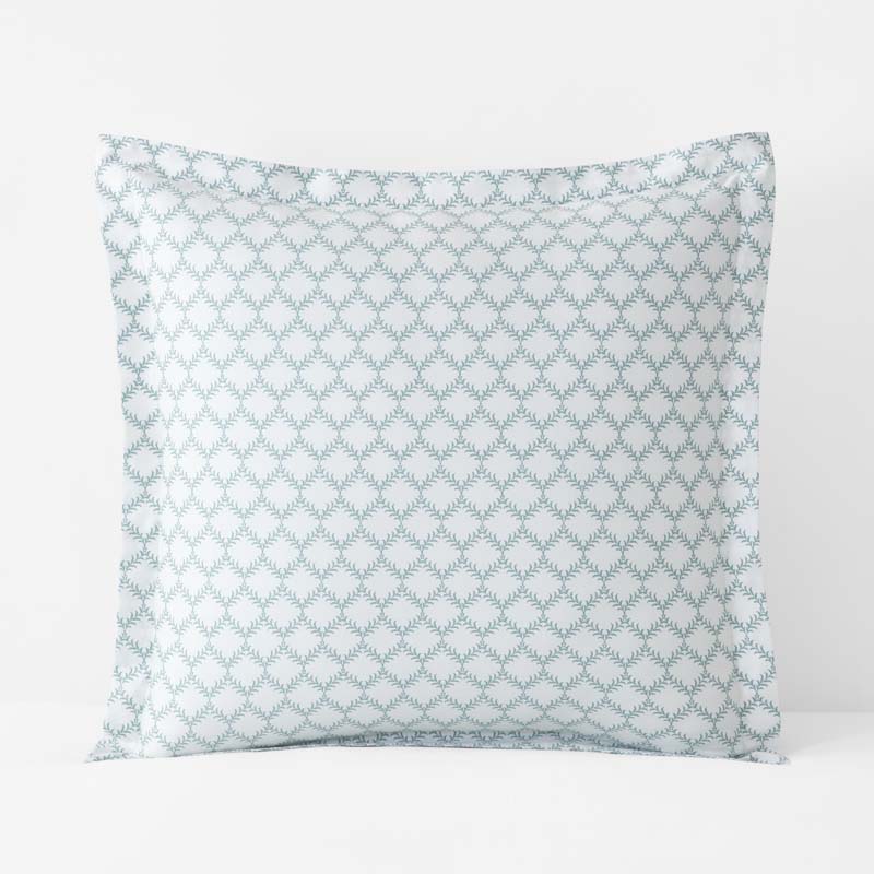 Willowridge Premium Smooth Sateen Sham - Green, Euro