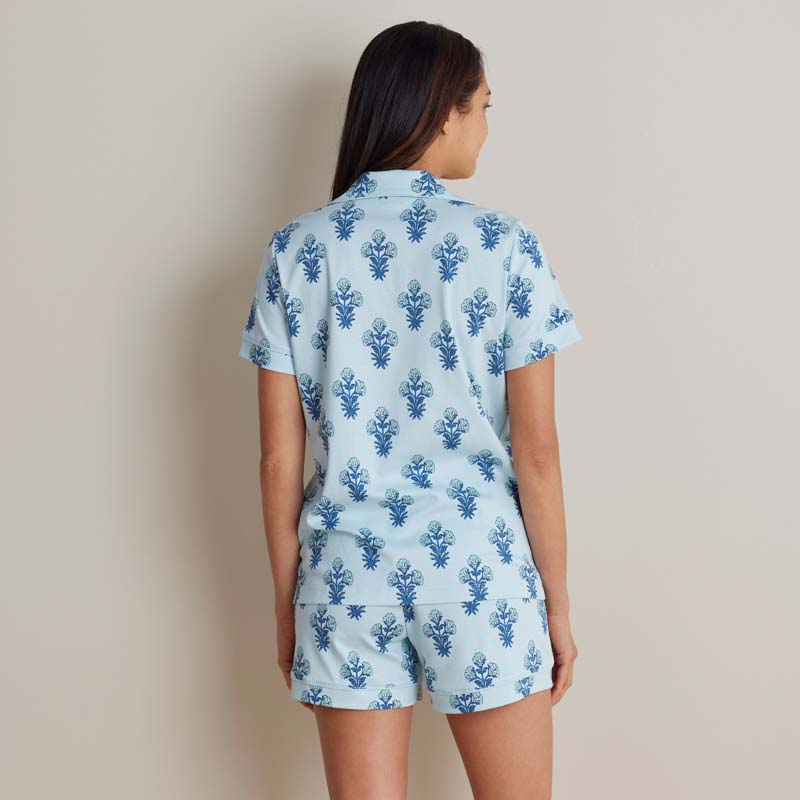 Printed Peruvian Cotton Women's Shorts Set - Suhana, XXL