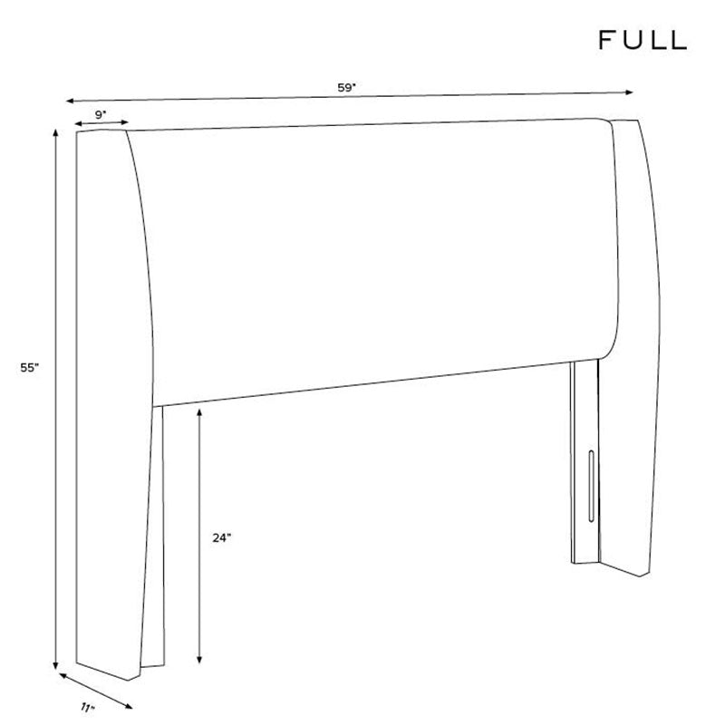 Gramercy Textured Linen Headboard - Pumice, Full