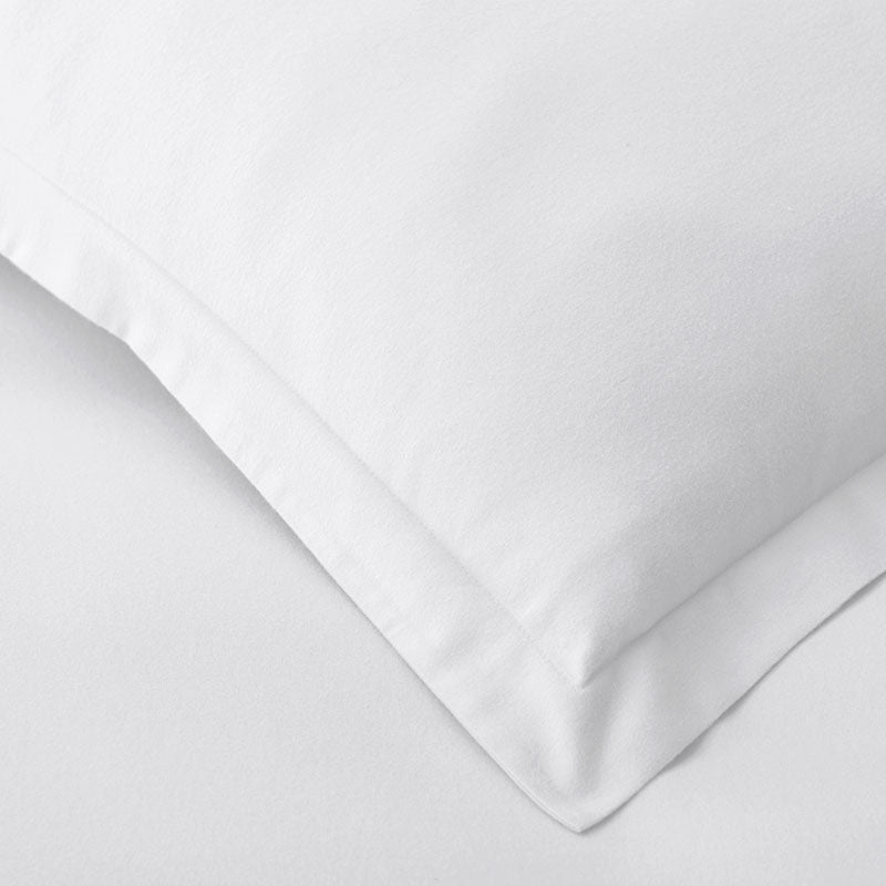 Classic Ultra-Cozy Cotton Velvet Flannel Fitted Bed Sheet - White, Twin XL