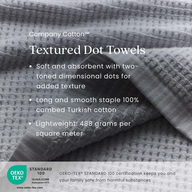 Textured Dot Bath Towel - Blush