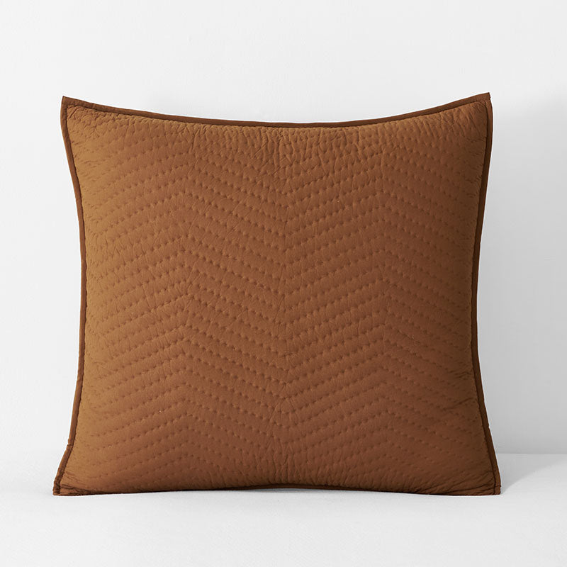 Voile Sham - Rust, Euro