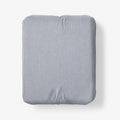 Classic Stripes and Plaids Cool Yarn-Dyed Cotton Percale Fitted Bed Sheet - Stripe White/Blue, Twin XL