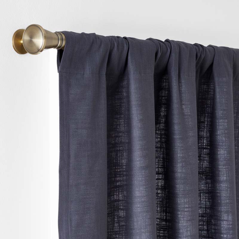 Texture Blackout Window Curtain - Denim Indigo, 108 in.