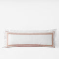 Double Border Premium Smooth Supima® Cotton Wrinkle-Free Sateen Sham - Rose, Lumbar