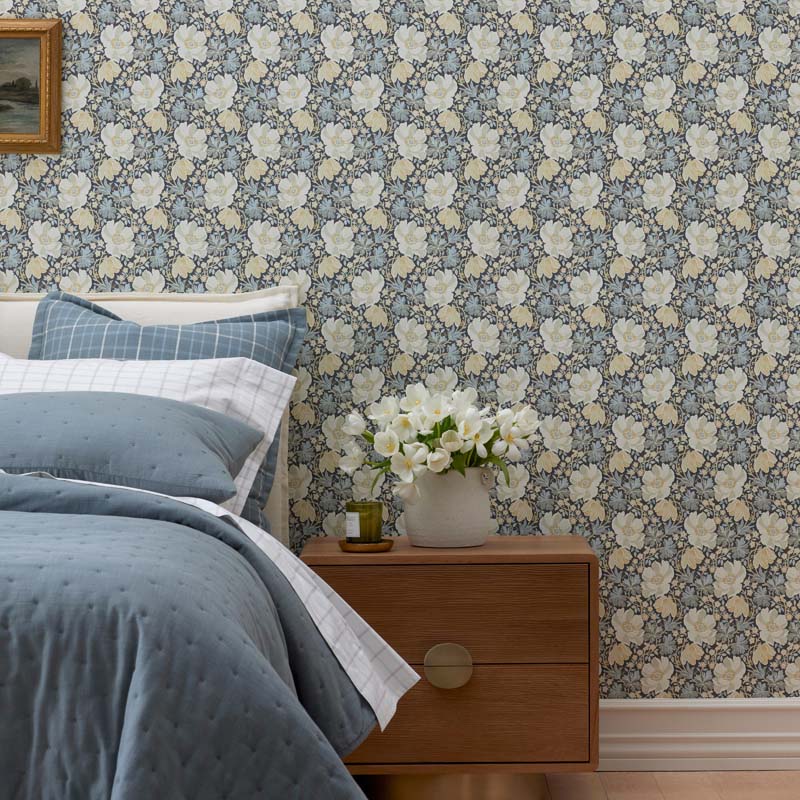 Tapestry Floral Removable Wallpaper - Ivory Multi, Roll