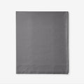 Classic Cool Cotton Percale Flat Bed Sheet - Graphite, Twin