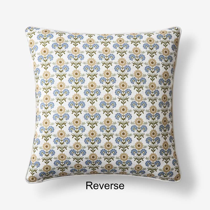 Butti Reversible Decorative Square Pillow Cover - Mineral, 20 in. x 20 in.