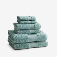 Regal Egyptian Cotton 6-Piece Bath Set - Spa Green