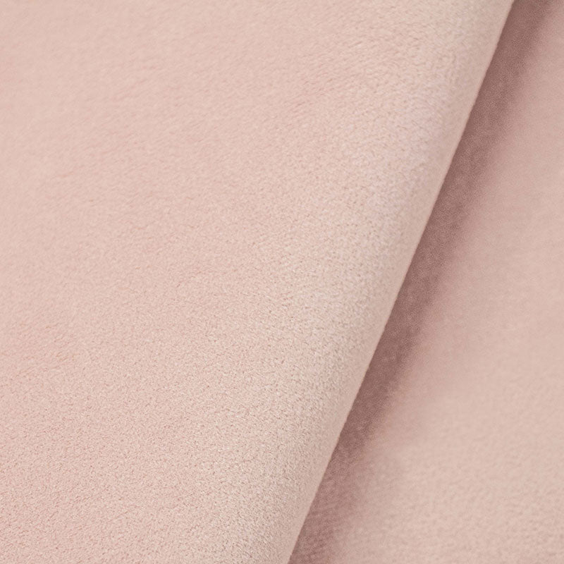 Velvet Ruffle Ottoman - Blush