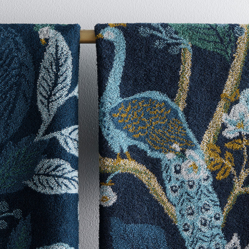 Jacquard Hand Towel - Peacock