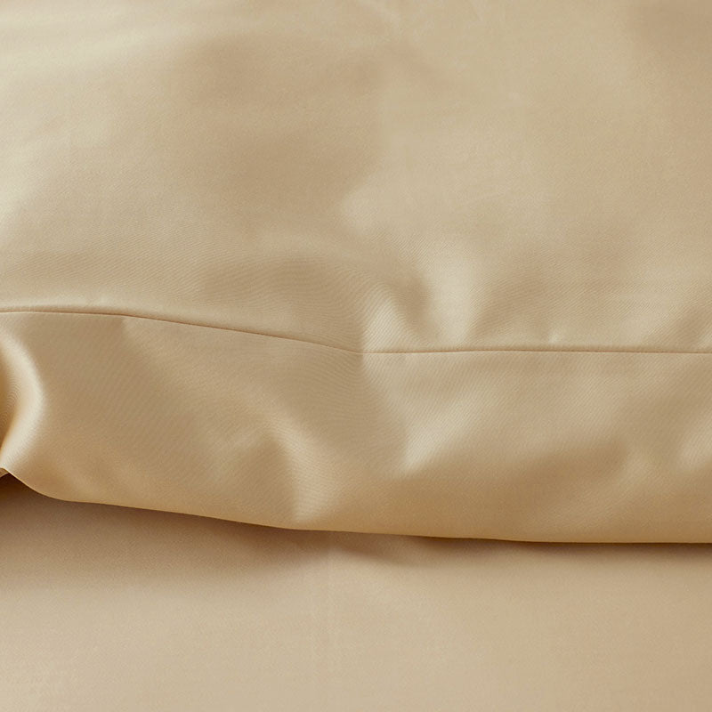 Premium Smooth Supima® Cotton Wrinkle-Free Sateen Flat Bed Sheet - Yellow, King/Cal. King