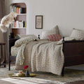 Jiya Reversible Quilt - Taupe, Twin/Twin XL