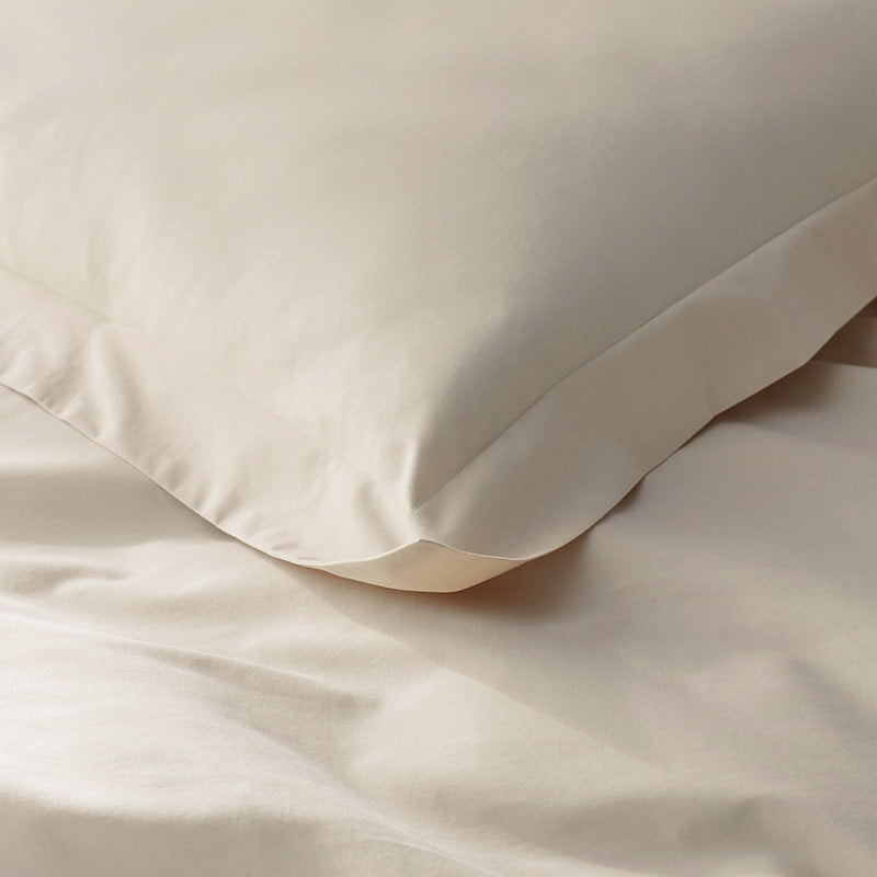 Brushed Cotton Duvet Cover - Sand, Twin