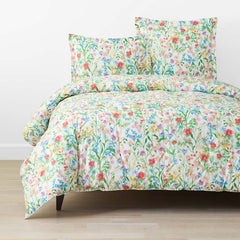 Garden Symphony Classic Cool Cotton Percale Comforter - Multi, Full/Queen